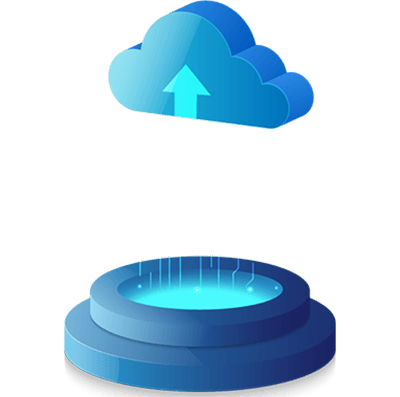 Salesforce support services represented by cloud performance icon