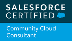 Salesforce Certified Community Cloud Consultant badge