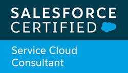 Salesforce Certified Service Cloud Consultant badge